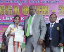 Udupi: Jenisha Lobo of Pangla secures first place at International Karate Championship
